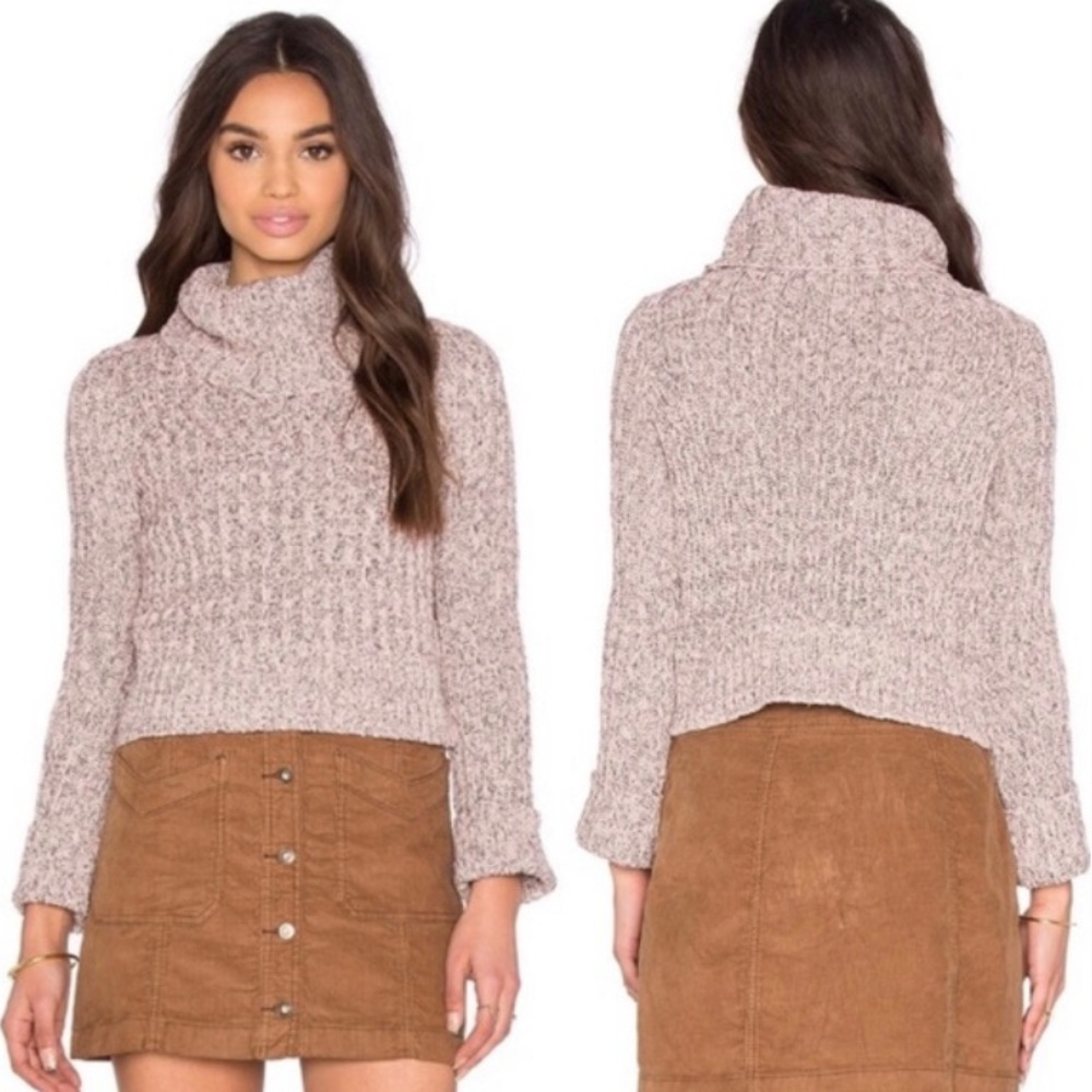 FREE PEOPLE CROPPED TURTLENECK